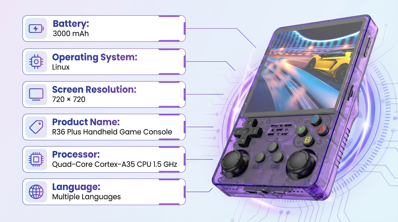 🎮 Retro Handheld Game Console